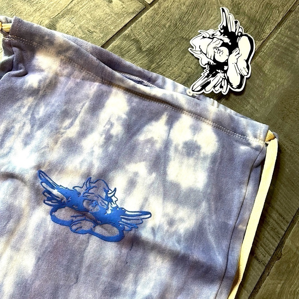 NEW BOYS LIE PURPLE TIE DYE COTTON BEACH BACK  PACK UNRELEASED